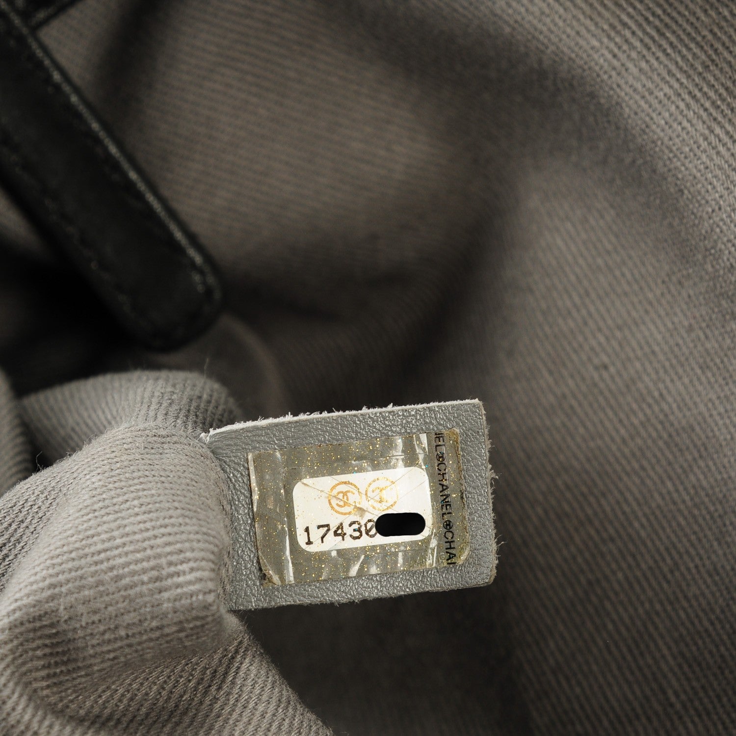 Chanel Iridescent Calfskin Large Coco Daily Flap Black 7 of 7