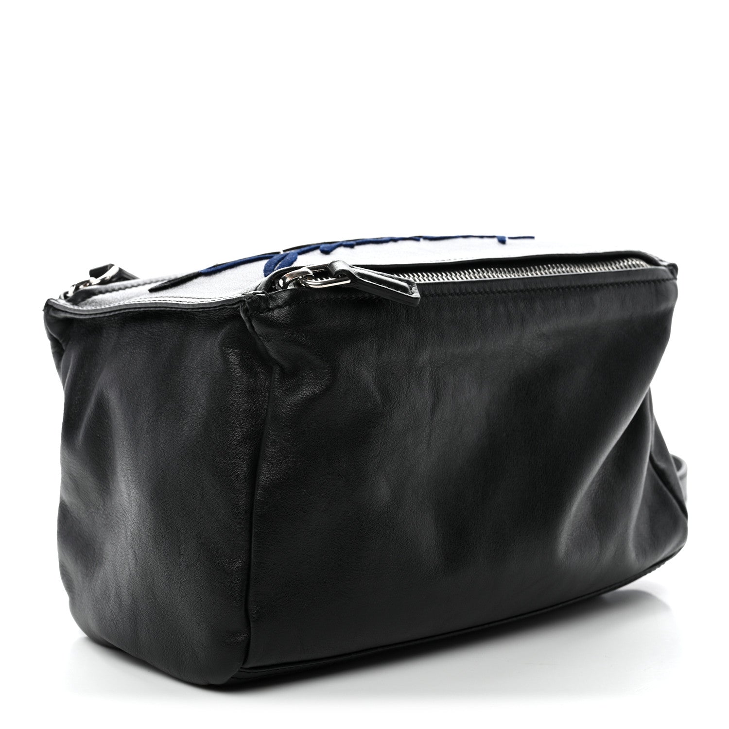 Givenchy Sugar Goatskin Velvet Logo Small Pandora Black 4 of 13