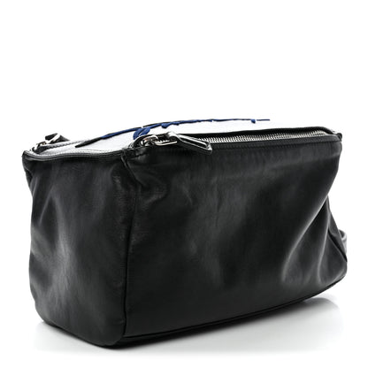 Givenchy Sugar Goatskin Velvet Logo Small Pandora Black 4 of 13