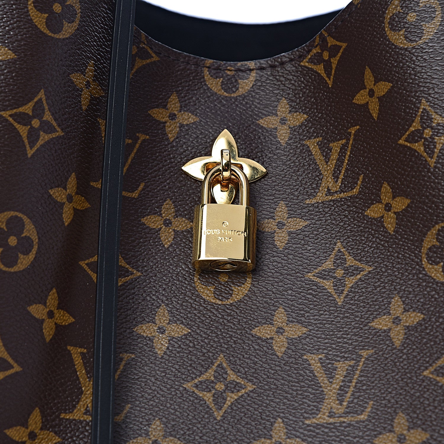 Louis Vuitton Monogram Flower Hobo Black 9 of 9