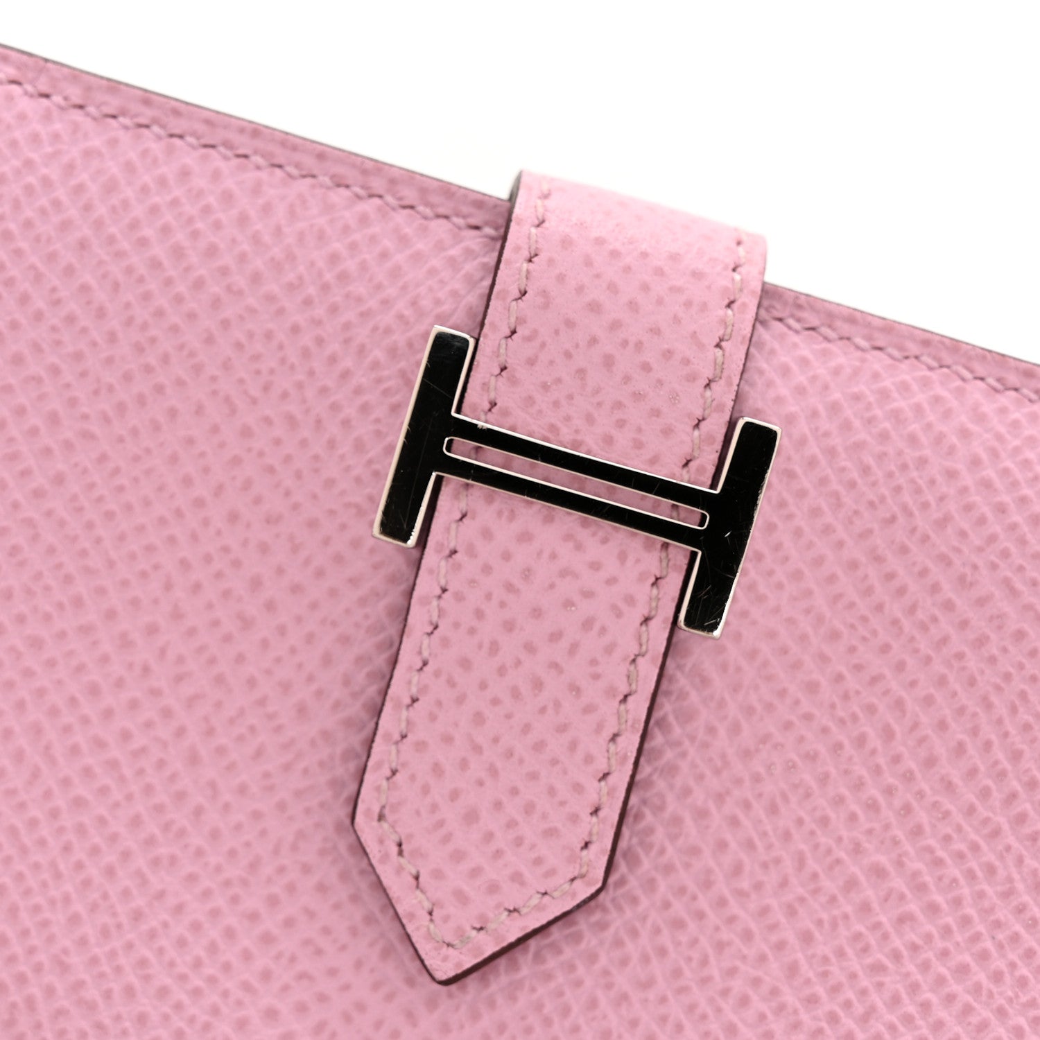 Hermes Epsom Bearn Card Holder Wallet Mauve Sylvestre 8 of 9