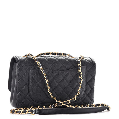 Chanel Caviar Quilted Medium CC Filigree Flap Black 4 of 9