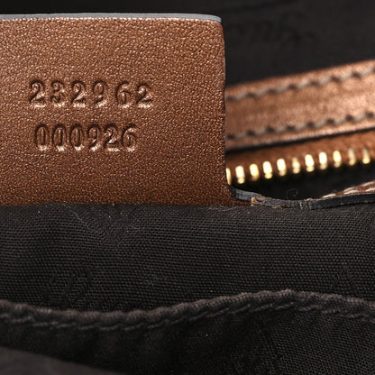 Gucci Monogram Medium GG Twins Hobo Bronze 7 of 14