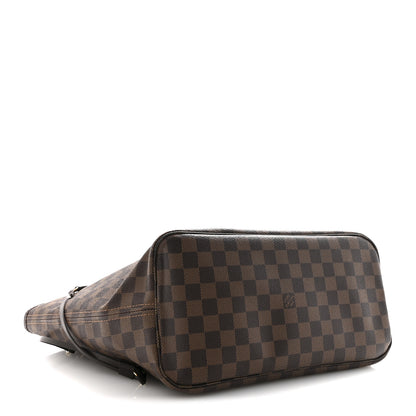 Louis Vuitton Damier Ebene Neo Neverfull MM Rose Ballerine 5 of 16
