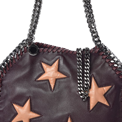 Stella McCartney Alter Nappa Embossed Mini Star Falabella Tote Burgundy 10 of 10