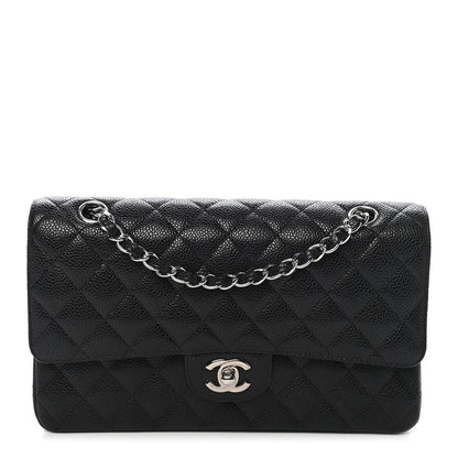 Chanel Caviar Quilted Medium Double Flap Black 1 of 9