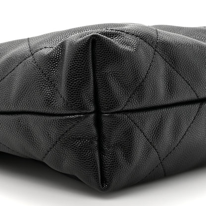 Chanel Shiny Caviar Quilted Small Chanel 22 So Black 10 of 10