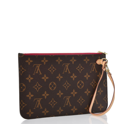 Louis Vuitton Monogram Neverfull MM GM Pochette Pivoine 3 of 8