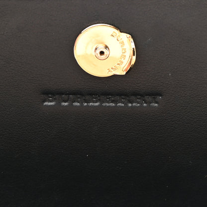 Burberry Haymarket Check Henley Wallet On Chain Black 6 of 10