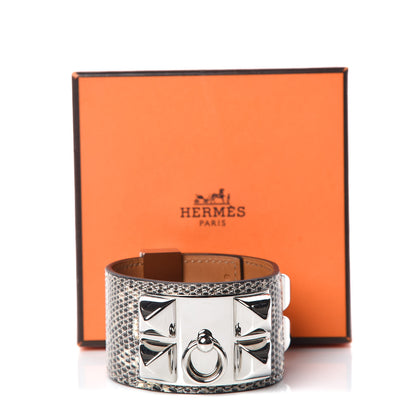 Hermes Lizard Collier De Chien CDC Bracelet S Ombre 9 of 9