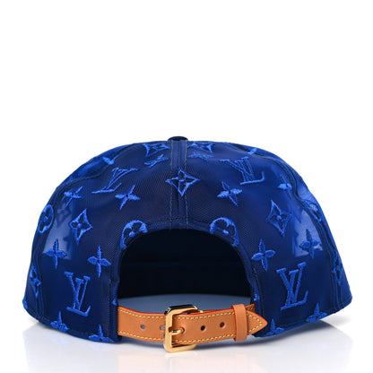 Louis Vuitton Mesh Embroidered Everyday LV Cap 60 Blue 5 of 7
