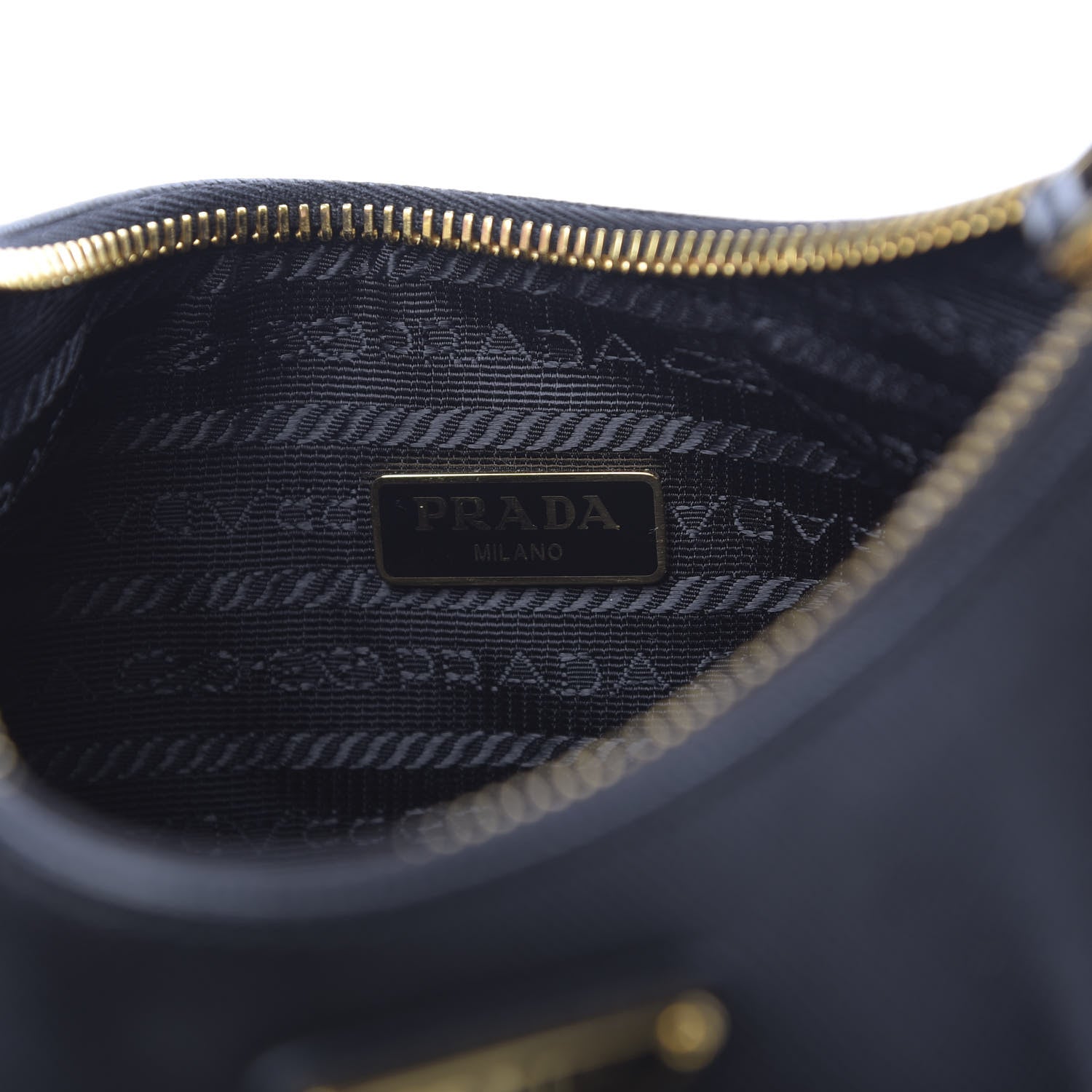 Prada Saffiano Lux Re-Edition 2005 Shoulder Bag Black 5 of 10