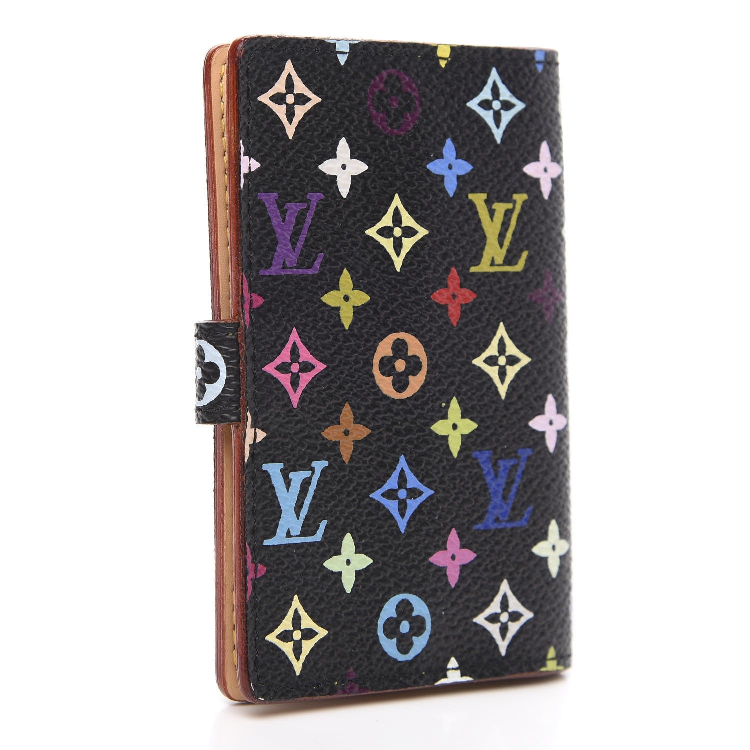 Louis Vuitton Monogram Multicolor Carnet de Bal Mini Agenda Cover Black 3 of 7