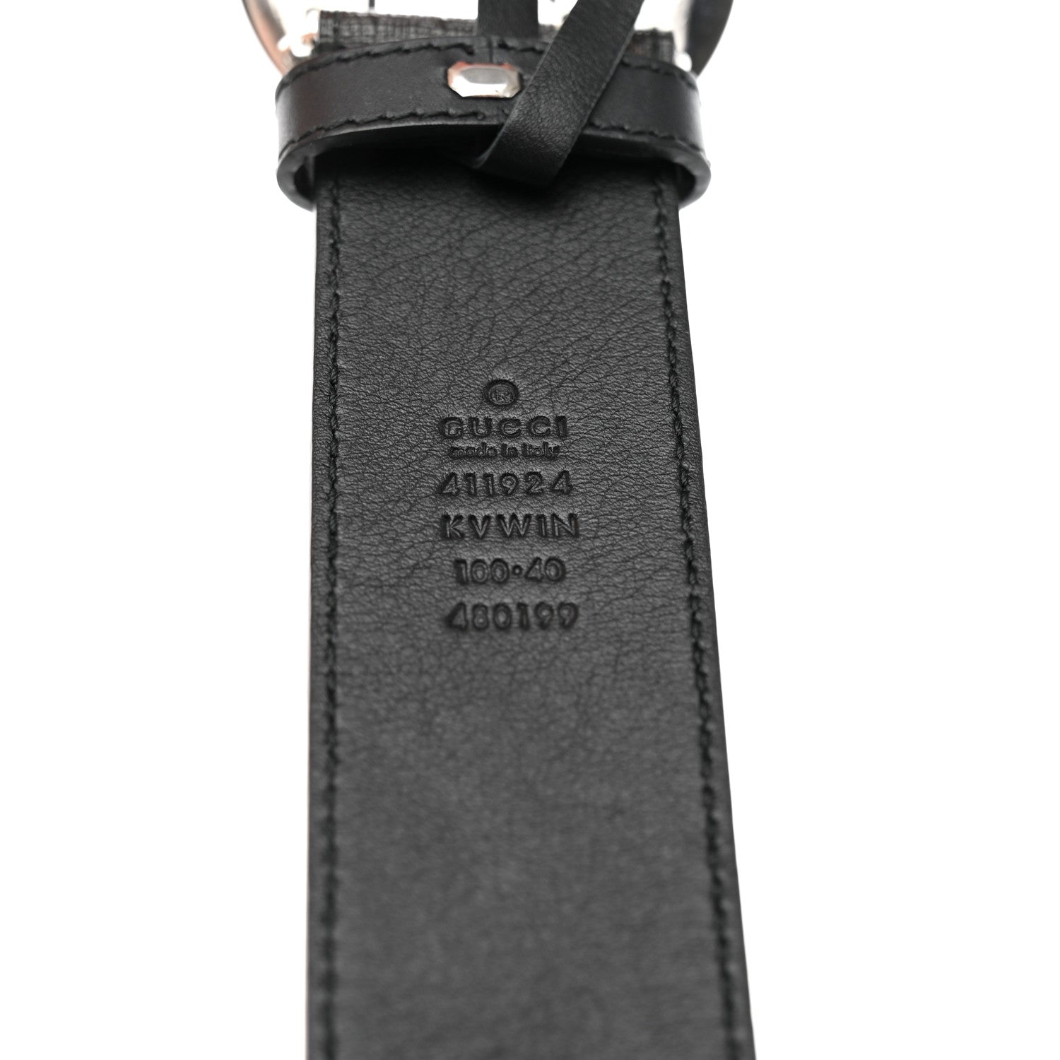 Gucci GG Supreme Monogram Interlocking G Belt 100 40 5 of 7