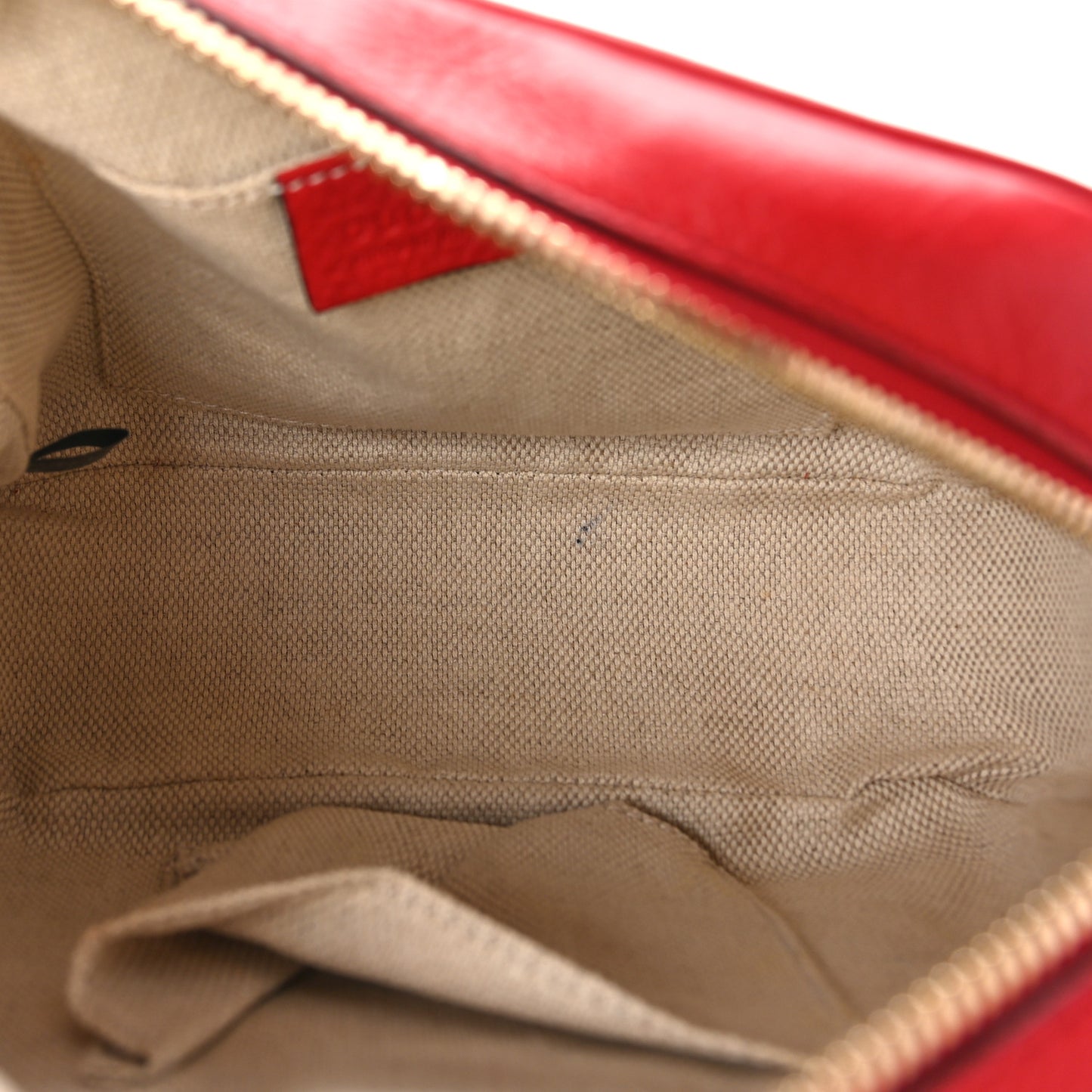 Pebbled Calfskin Small Soho Disco Bag Tabasco Red