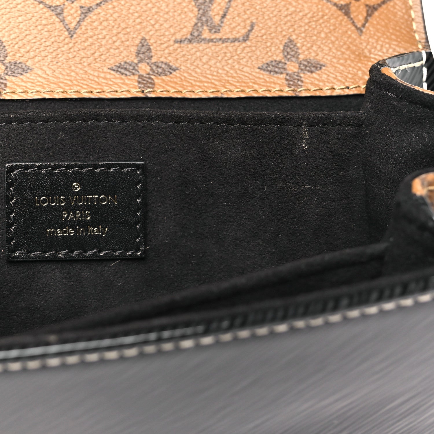 Louis Vuitton Shiny Epi Reverse Monogram Pochette Metis Mini Marine 6 of 9