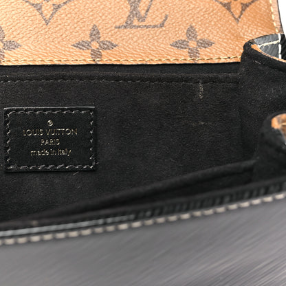 Louis Vuitton Shiny Epi Reverse Monogram Pochette Metis Mini Marine 6 of 9