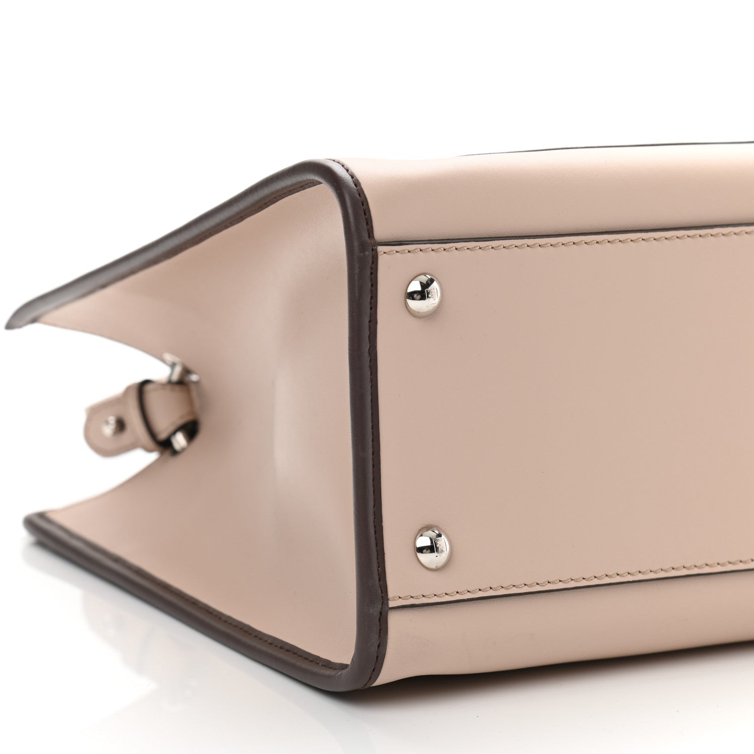 Fendi Vitello Century Opaco F is Fendi Bi-Color Regular Runaway Satchel Soap Moresco 8 of 10