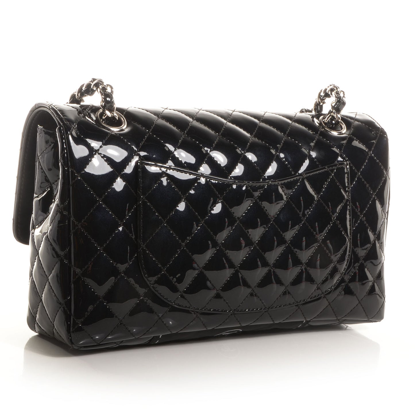 Patent Secret Label Medium Flap Black
