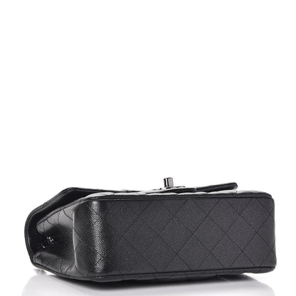 Chanel Iridescent Caviar Quilted Mini Rectangular Flap Black 4 of 7
