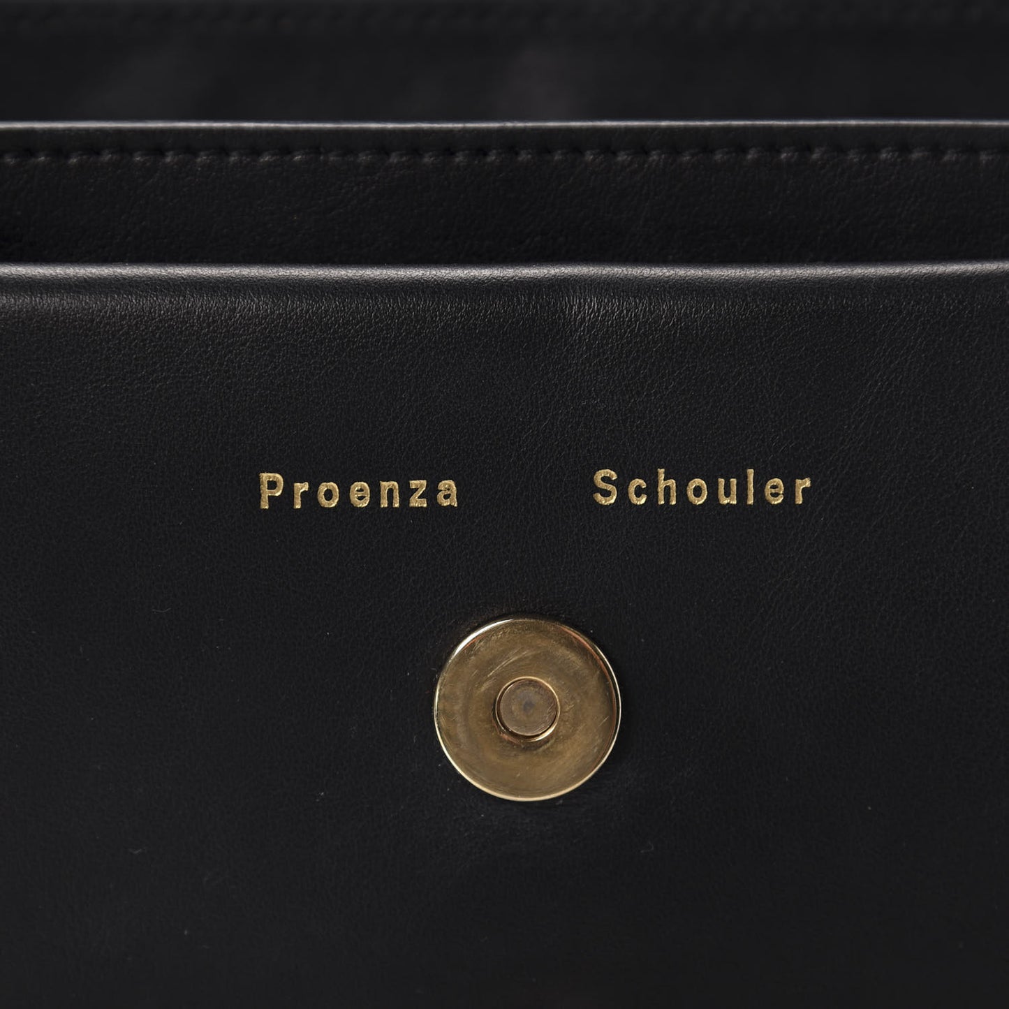 Calfskin PS11 Classic Shoulder Bag Black