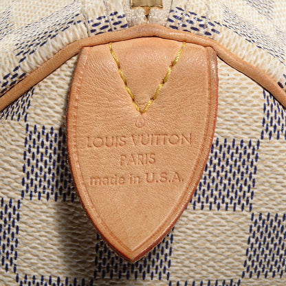 Louis Vuitton Damier Azur Speedy 35 7 of 7