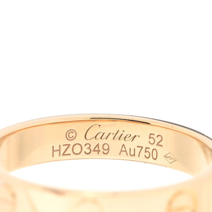 Cartier 18K Yellow Gold 3.5mm LOVE Wedding Band Ring 52 6 4 of 4