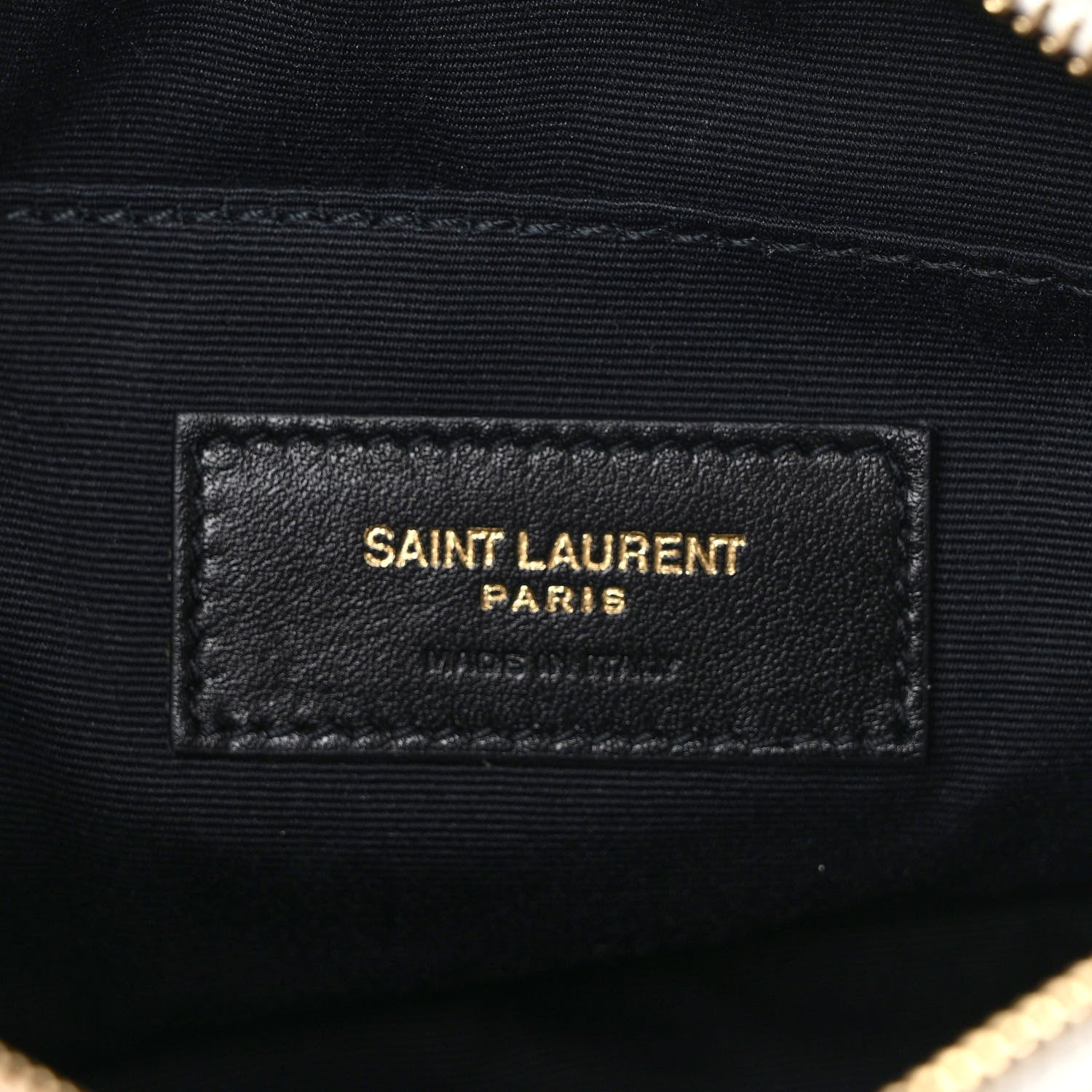 Saint Laurent Calfskin Matelasse Monogram Lou Belt Bag Ivory 6 of 11
