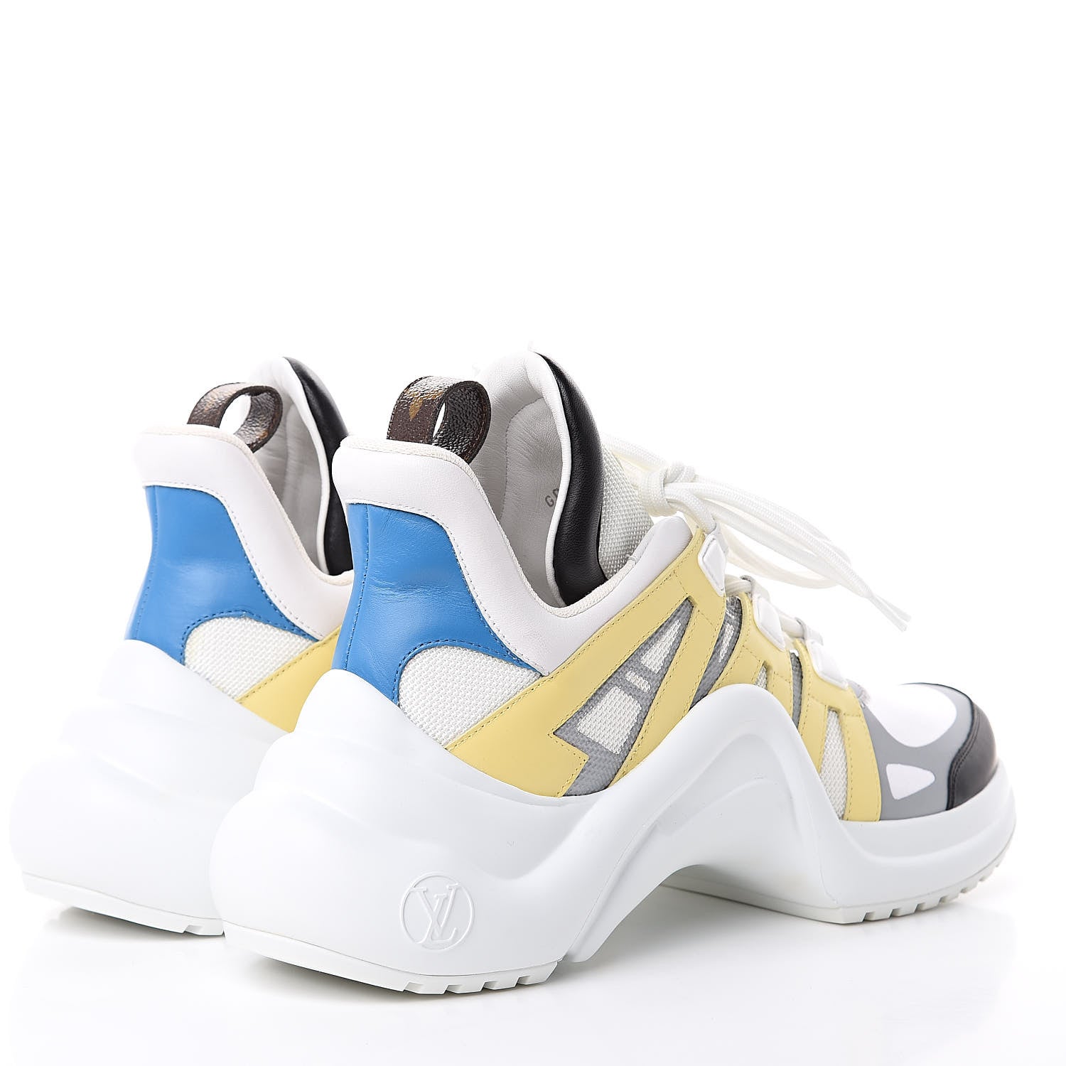 Louis Vuitton Calfskin Technical Nylon LV Archlight Sneakers 42 4 of 9