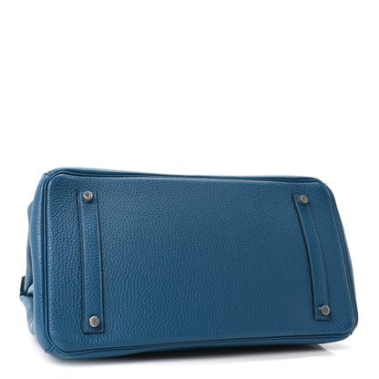 Hermes Togo Birkin 35 Bleu Izmir 4 of 10