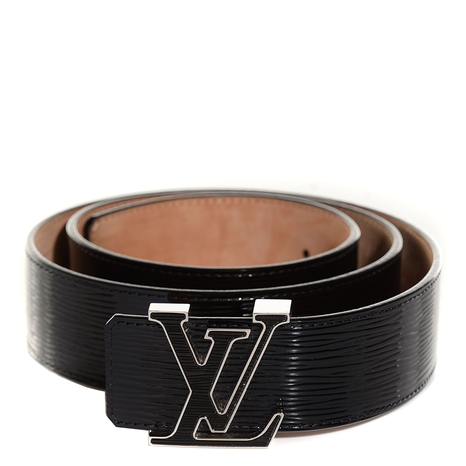 Louis Vuitton Electric Epi 40mm LV Initiales Belt 95 38 Black 1 of 8