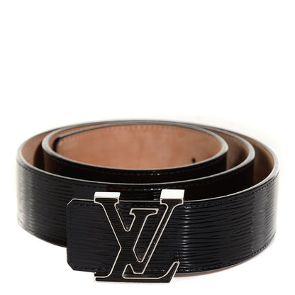 Louis Vuitton Electric Epi 40mm LV Initiales Belt 95 38 Black 1 of 8
