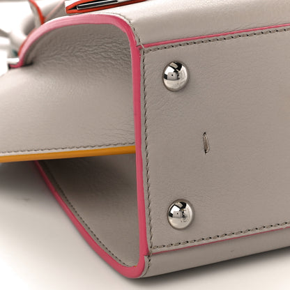 Fendi Vitello Dolce Mini 3Jours Tote Grigio Polvere 8 of 10