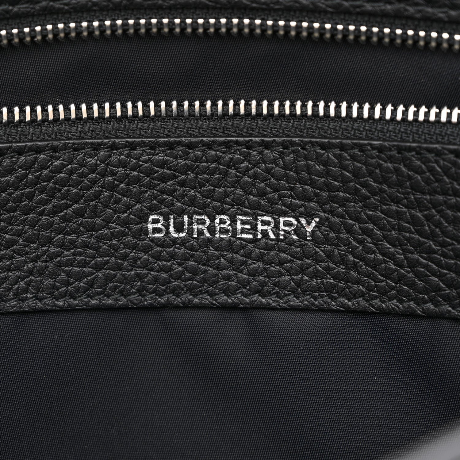 Burberry Grainy Calfskin Embossed Bruno Messenger Black 6 of 11
