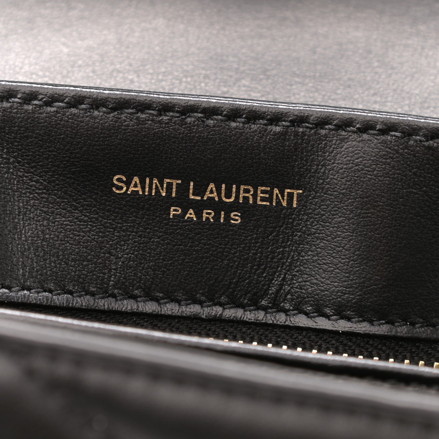 Saint Laurent Calfskin Y Quilted Monogram Toy Loulou Crossbody Bag Black 6 of 9