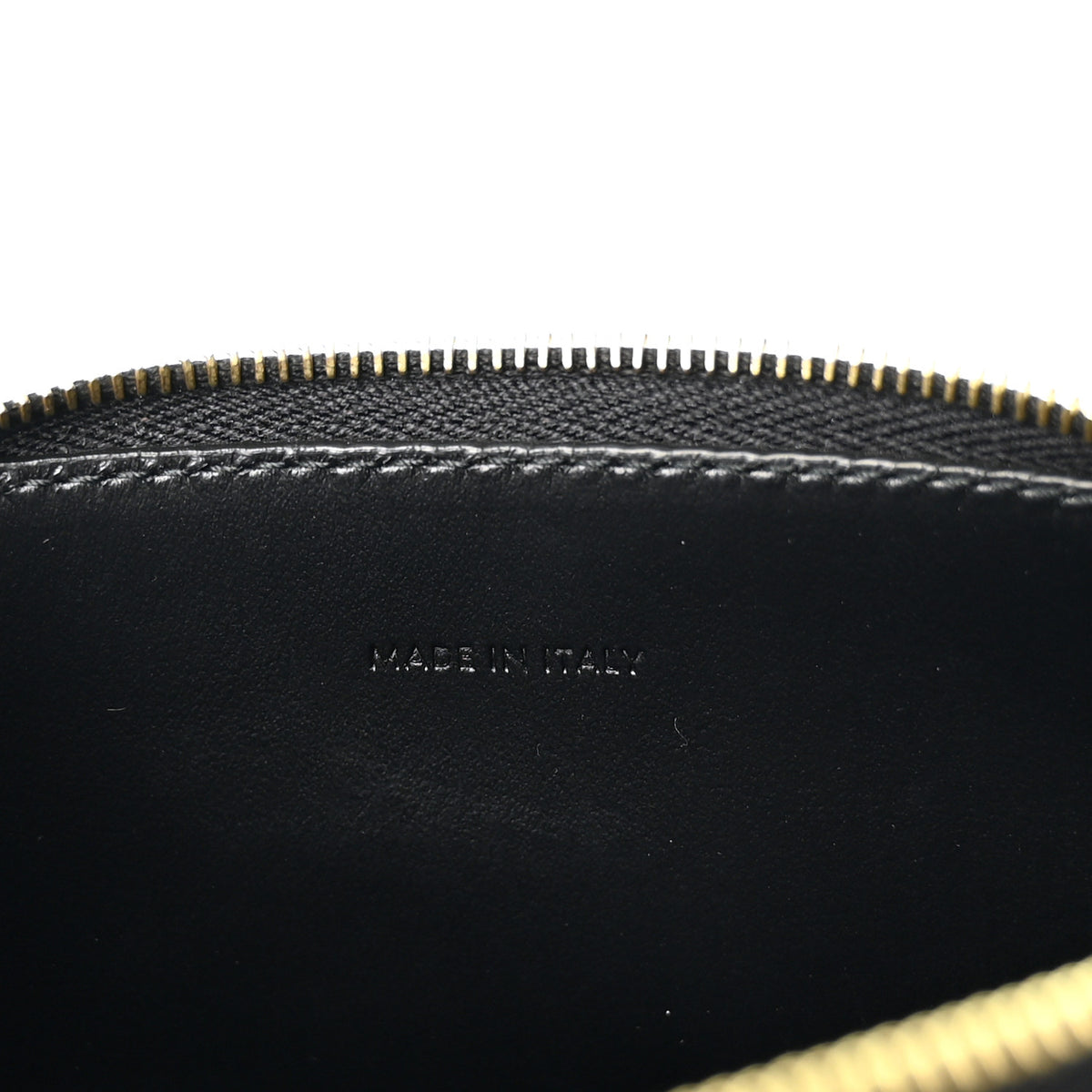 Smooth Calfskin Cuir Triomphe Clutch on Chain Black