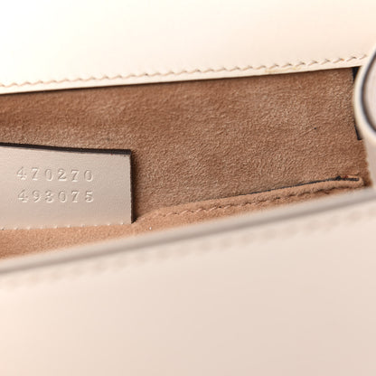 Gucci Calfskin Mini Sylvie Top Handle Bag White 7 of 12