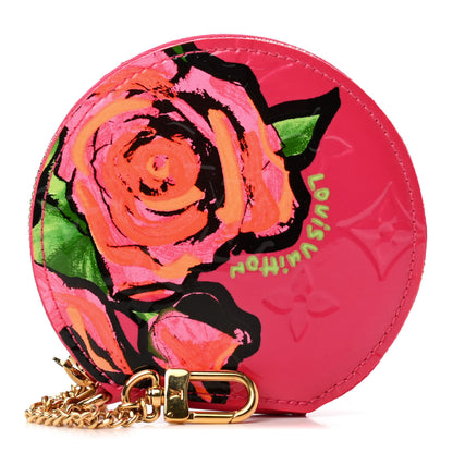 Louis Vuitton Vernis Roses Chapeau Coin Purse Rose Pop 1 of 4