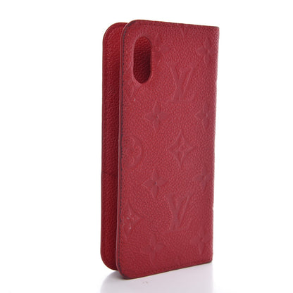 Louis Vuitton Empreinte iPhone X Folio Scarlet 3 of 8