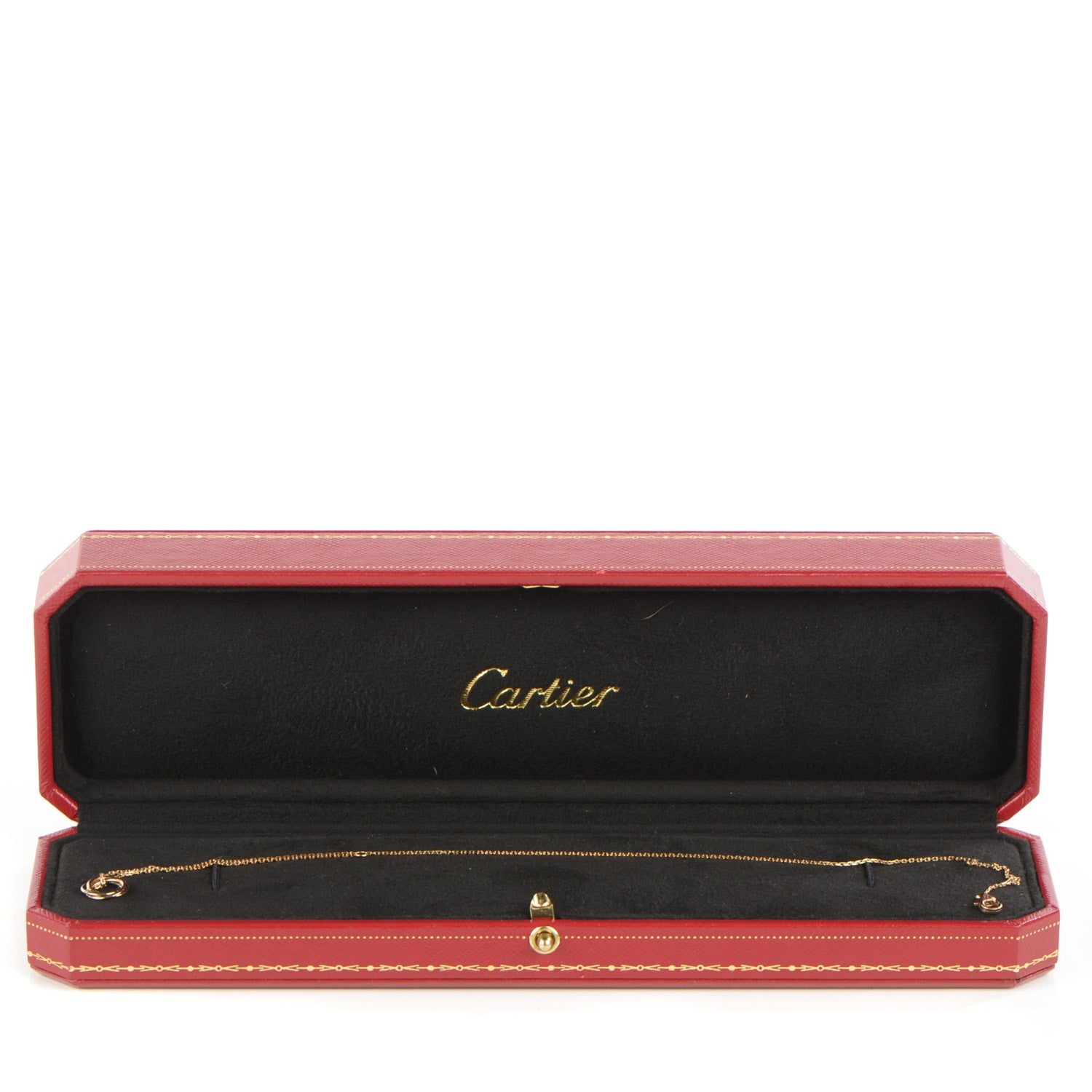Cartier 18K Pink Yellow White Gold Trinity Bracelet 4 of 6