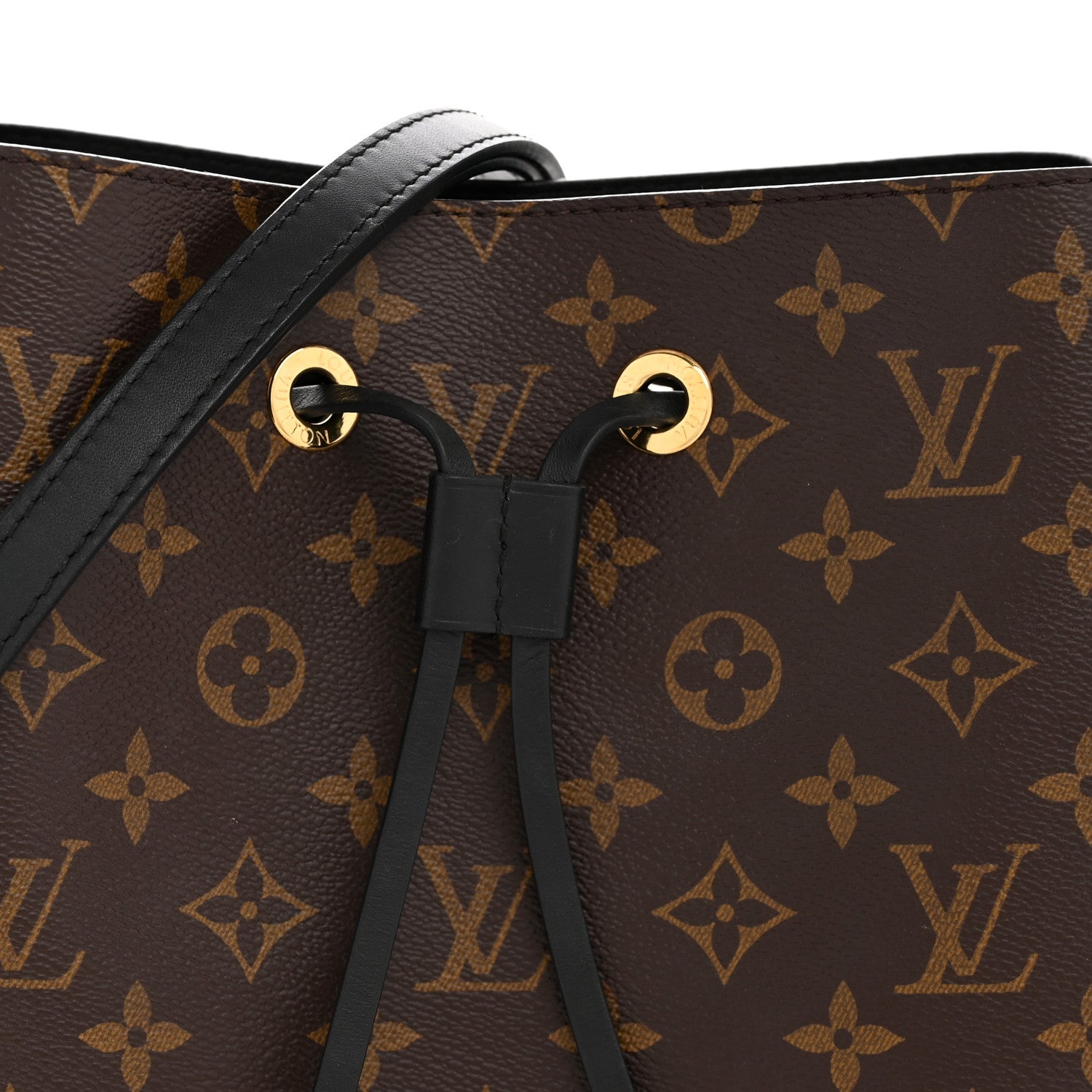 Louis Vuitton Monogram Neonoe MM Black 7 of 12