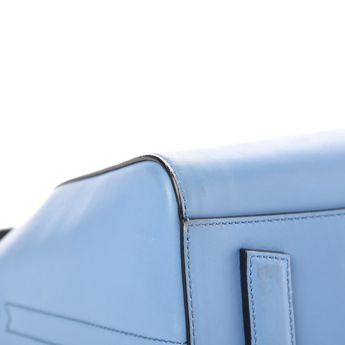 Smooth Calfskin Small Bi-Color Antigona Blue Black