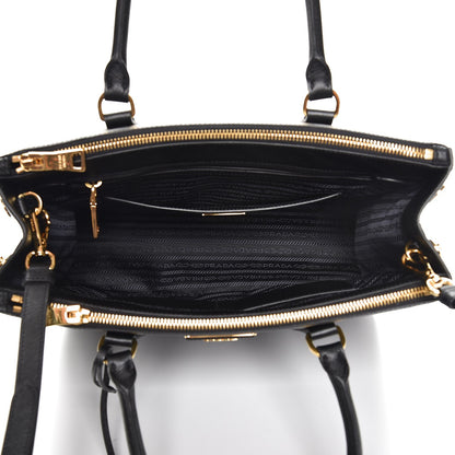 Prada Saffiano Medium Galleria Double Zip Tote Black 6 of 8