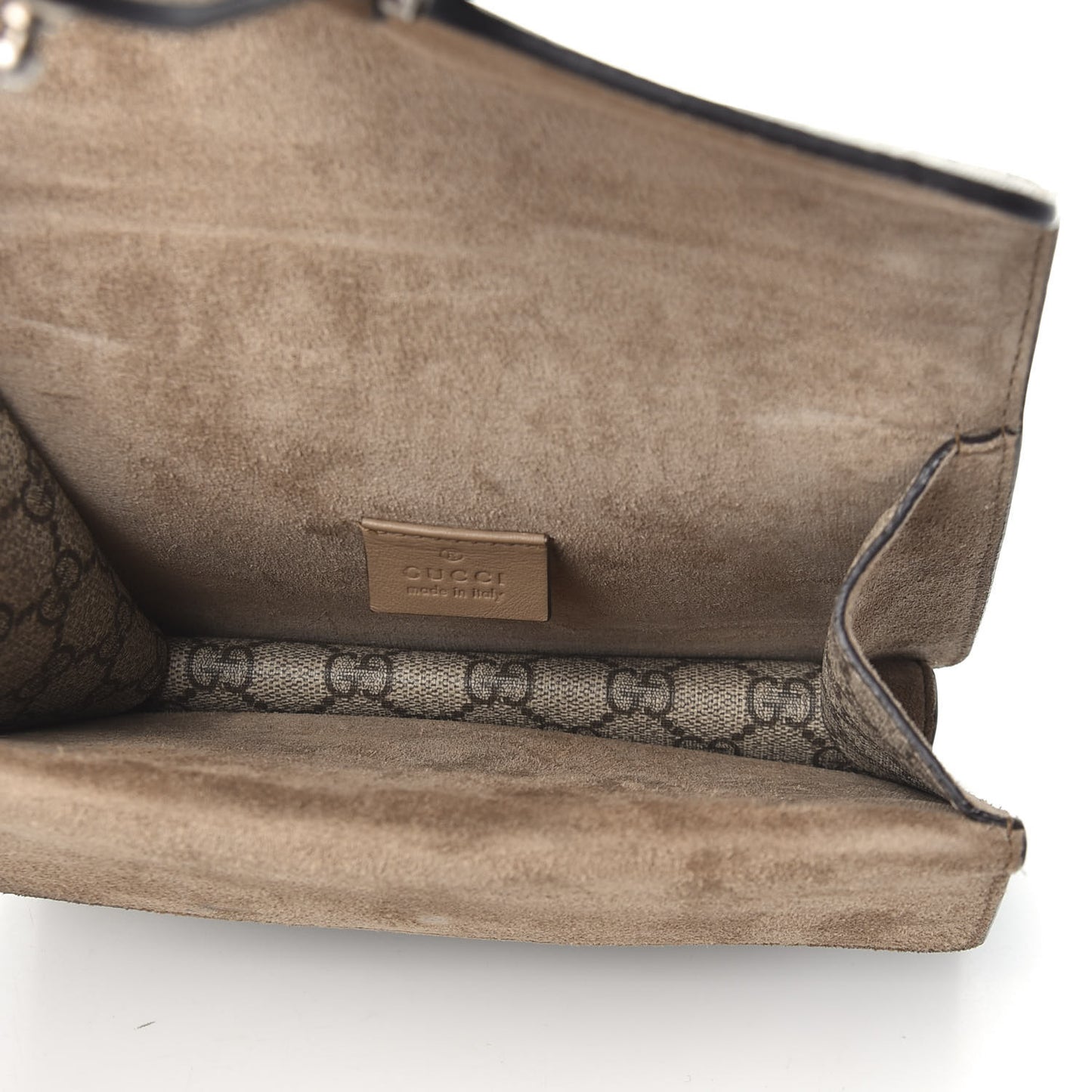 GG Supreme Monogram Mini Dionysus Shoulder Bag Taupe
