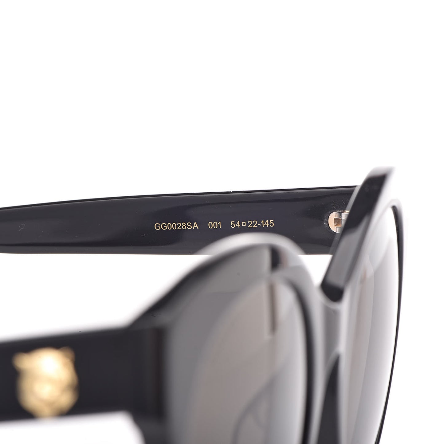 Round GG Sunglasses GG0028SA Black