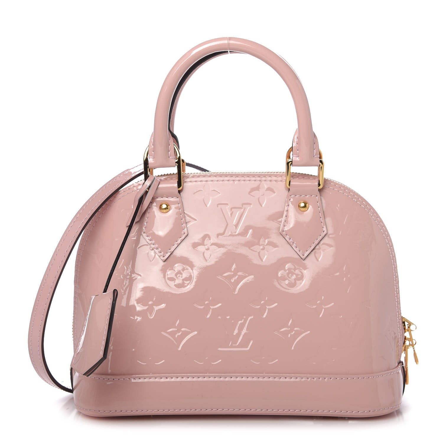Louis Vuitton Vernis Alma BB Rose Ballerine 1 of 9