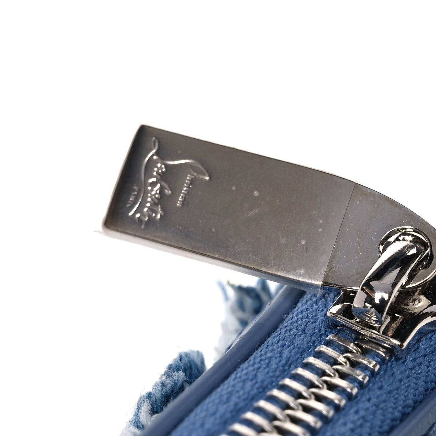 Denim Loubila Chain Hybrid Crossbody Blue