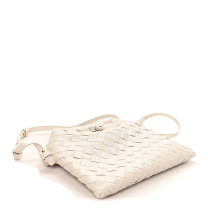 Bottega Veneta Calfskin Intrecciato Mini Hop White 4 of 10