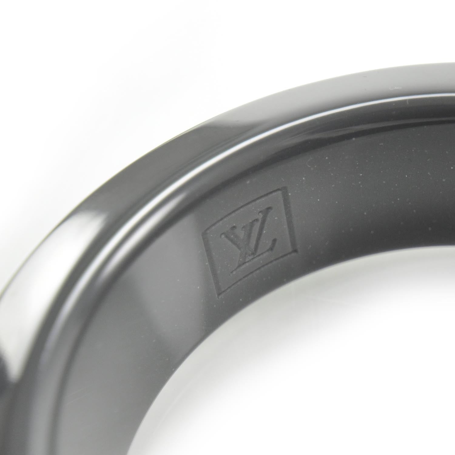 Louis Vuitton Glitter Resin Random Flower Bracelet Grey 3 of 5