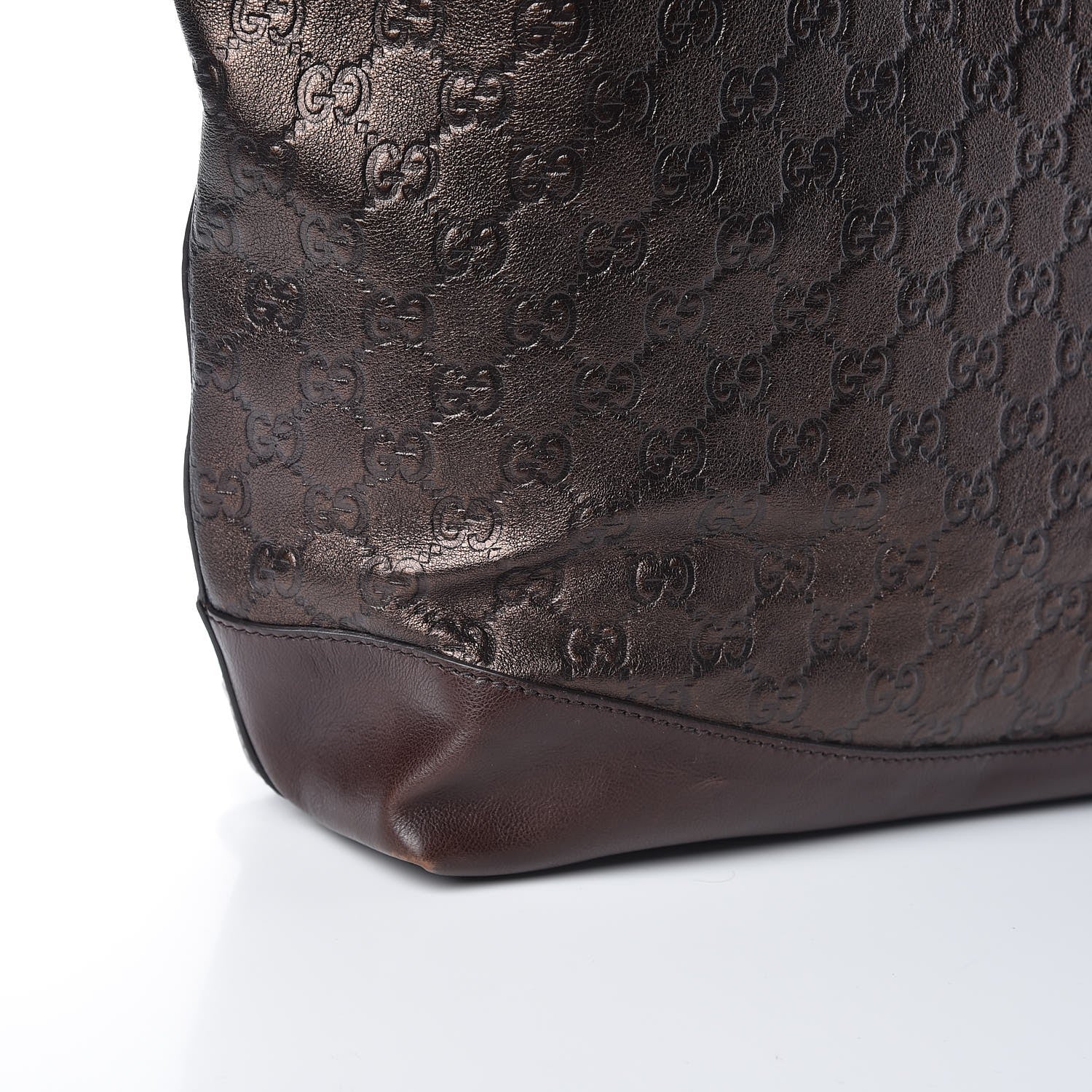 Gucci Guccissima Large Tote Bronze 17 of 18